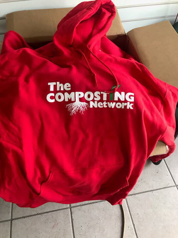 Composting Network Red Hoodie